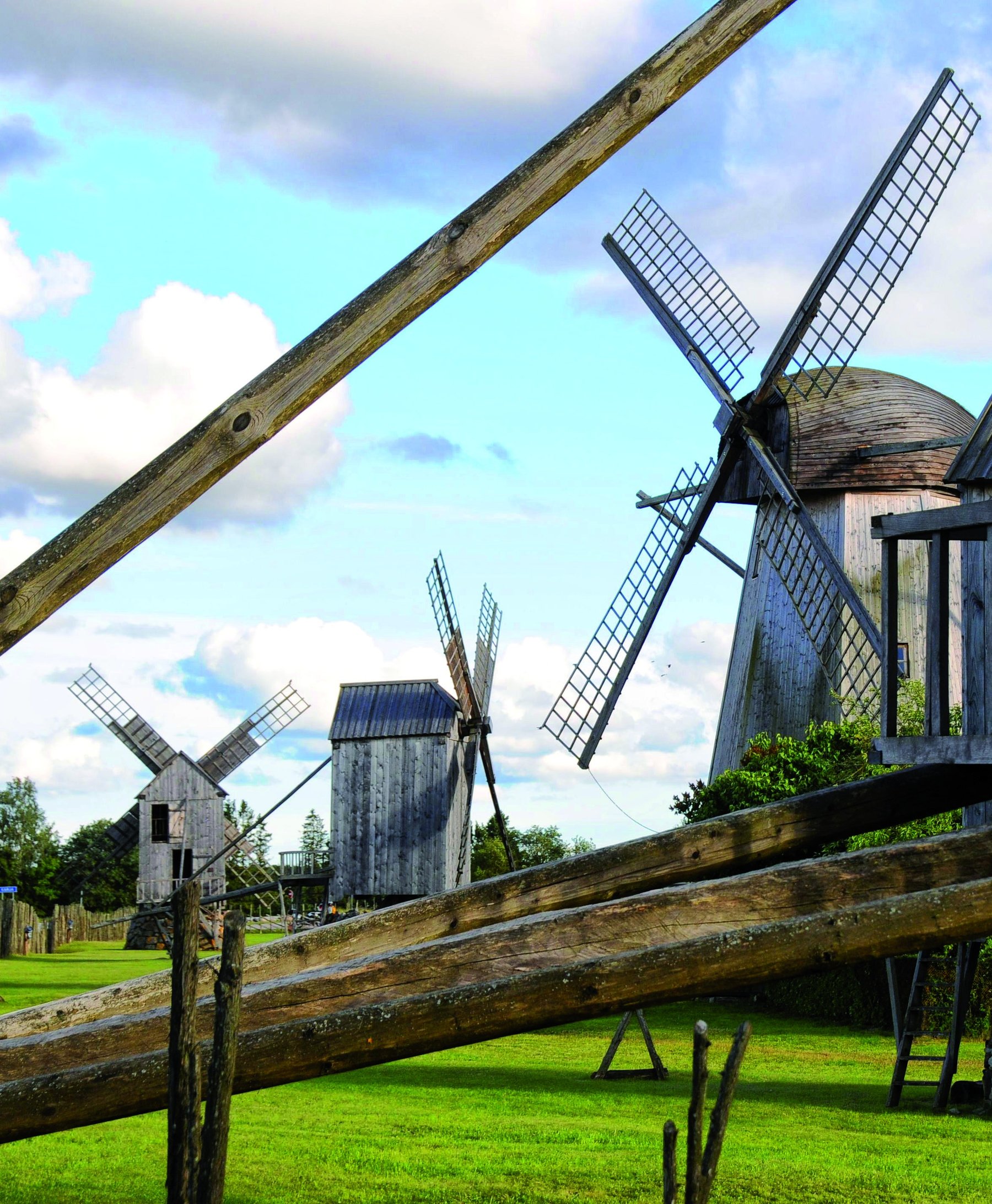 Saaremaa: Mühlen von Angla