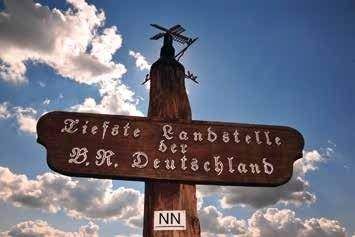 Tiefer geht es nicht: die tiefste Landstelle in Deutschland.