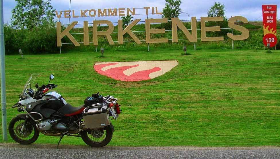 Wieder in der EU: Kirkenes in Nord-Norwegen ist erreicht.