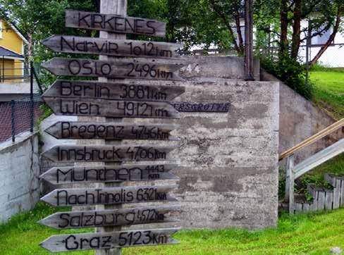 Der Traum von Zuhause: Wegweiser der Gebirgsjäger aus unsäglicher Zeit.
