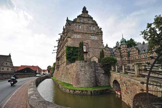 Wasserschloss Hämelschenburg – ein Paradebeispiel für die Weserrenaissance im 16. und 17. Jahrhundert.