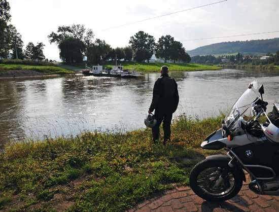 Pause an der Weser.